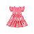 Vestido Manga Curta Cotton Floral Rosa - Imagem 2