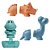 Bichinhos para Banho Laváveis Dino - Imagem 3