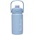 Garrafa Térmica Parede Dupla Azul 360ml - Imagem 1