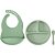 Kit Refeição em Silicone Verde - Imagem 1