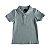 Camiseta Polo Piquet Lisa Azul Claro - Imagem 1