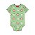 Body Manga Curta Gatinha Verde - Imagem 1