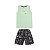 Conjunto Rad Machão Malha e Bermuda Tactel Verde - Imagem 2