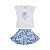 Conjunto Flower Blusa Cotton e Saia Short - Imagem 3