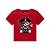 Conjunto Camiseta Malha e Bermuda Moletom Urso Pirata Vermelho - Imagem 3