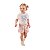 Conjunto Blusa e Shorts Infantil Ursinho Off White - Imagem 1