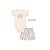 Conjunto Body com Shorts e Laço Bebê Off White - Imagem 2