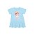 Vestido Infantil Tenis Club Azul - Imagem 2