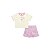 Conjunto Blusa e Shorts Infantil Tenis Club Off White - Imagem 1