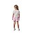 Conjunto Blusa e Shorts Listrado Infantil Usinho Off White - Imagem 2