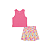 Conjunto Regata e Shorts Estampa Banana Rosa - Imagem 3