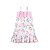 Vestido Infantil Alça Casual Floral Rosa - Imagem 3