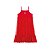 Vestido Infantil Alça Casual Vermelho - Imagem 3