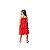 Vestido Infantil Alça Casual Vermelho - Imagem 2