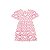 Vestido Infantil Manga Casual Coração Rosa - Imagem 3