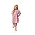 Vestido Infantil Manga Casual Coração Rosa - Imagem 1