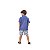 Conjunto Infatil Camiseta Bermuda e Camisa Casual - Imagem 4