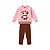 Conjunto Casaco Moletom Peluciado com Legging Cotton Rosa - Imagem 1