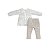 Conjunto Bata Manga Longa e Calça Tweed Off White - Imagem 2