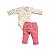 Conjunto Body e Calça Malha Anarruga Rose - Imagem 1
