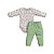 Conjunto Body e Calça Malha Trabalhada Verde - Imagem 2