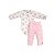 Conjunto Body Manga Longa e Calça Suedine - Imagem 1