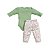 Conjunto Body Manga Longa e Calça Suedine - Imagem 2