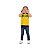 Blusa Infantil Feminina Brasil Amarela com Bordado - Imagem 1