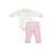 Conjunto Body Manga Longa Bordado e Calça - Imagem 1