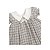 Vestido Manga Curta Popeline Xadrez Kids Bege - Imagem 2