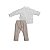Conjunto Camisa Manga Longa e Calça Sarja - Imagem 2