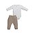 Conjunto Body Manga Longa e Calça Malha Tricot - Imagem 2