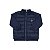 Jaqueta Puffer Infantil com Mangas em Malha – Marinho - Imagem 3