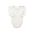 Jardineira com Body Bebê e Coelhinho Removível – Creme - Imagem 2