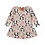 Vestido em Meia Malha Bege Panda - Imagem 2