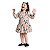 Vestido em Meia Malha Bege Panda - Imagem 1
