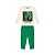 Conjunto em Moletom Peluciado Off White - Imagem 2