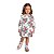 Vestido em Algodão com Elastano Off White - Imagem 1
