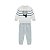 Conjunto em Moletom Sem Felpa Mescla White - Imagem 2