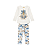 Conjunto Blusa e Legging em Algodão com Elastano Off White - Imagem 2
