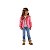 Jaqueta Puffer Infantil Rosa Matelassê com Capuz - Imagem 1