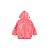 Jaqueta Puffer Infantil Rosa Matelassê com Capuz - Imagem 4