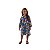 Vestido em Cotton Azul Escuro - Imagem 1