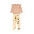 Conjunto Blusão em Moletom e Legging em Malha Peluciada Caqui - Imagem 3