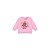 Conjunto Blusão Molecotton e Calça Malha Peluciada Rosa - Imagem 3