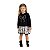 Conjunto Casaco Moletom Leve com Saia Tule Preto - Imagem 1