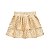 Conjunto Blusa em Algodão com Elastano e Saia em Paetê Off White com Dourado - Imagem 4