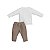 Conjunto Camiseta Manga Longa e Calça Moletinho - Imagem 2