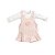 Conjunto Body Manga Longa com Jardineira Tweed - Imagem 1
