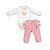 Conjunto Body Manga Longa Malha Tricot - Imagem 1